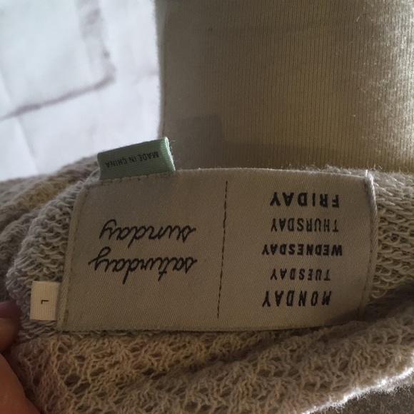 Saturday Sunday Terry Cotton Sweater Cardigan - Picture 7 of 7